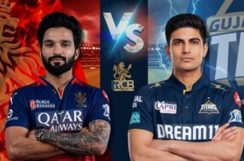 Gujarat Titans Vs Royal Challengers Bengaluru Timeline