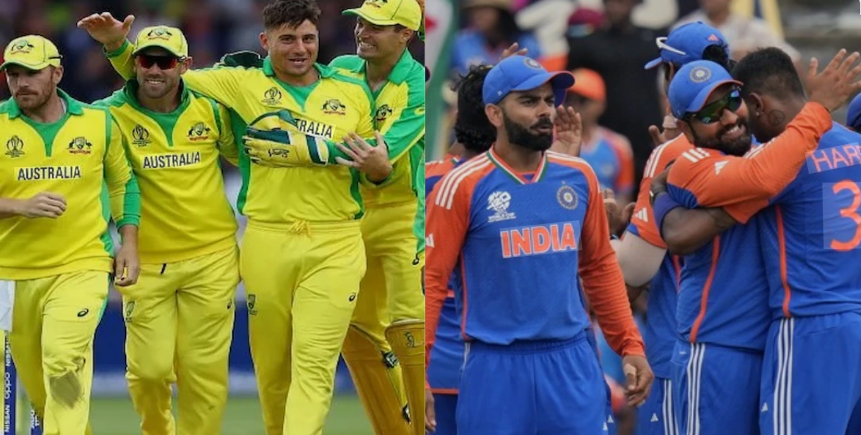 Australian Men’s Cricket Team vs India National Cricket Team Timeline