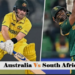 Australian Men's Cricket Team Vs South Africa National Cricket Team Timeline